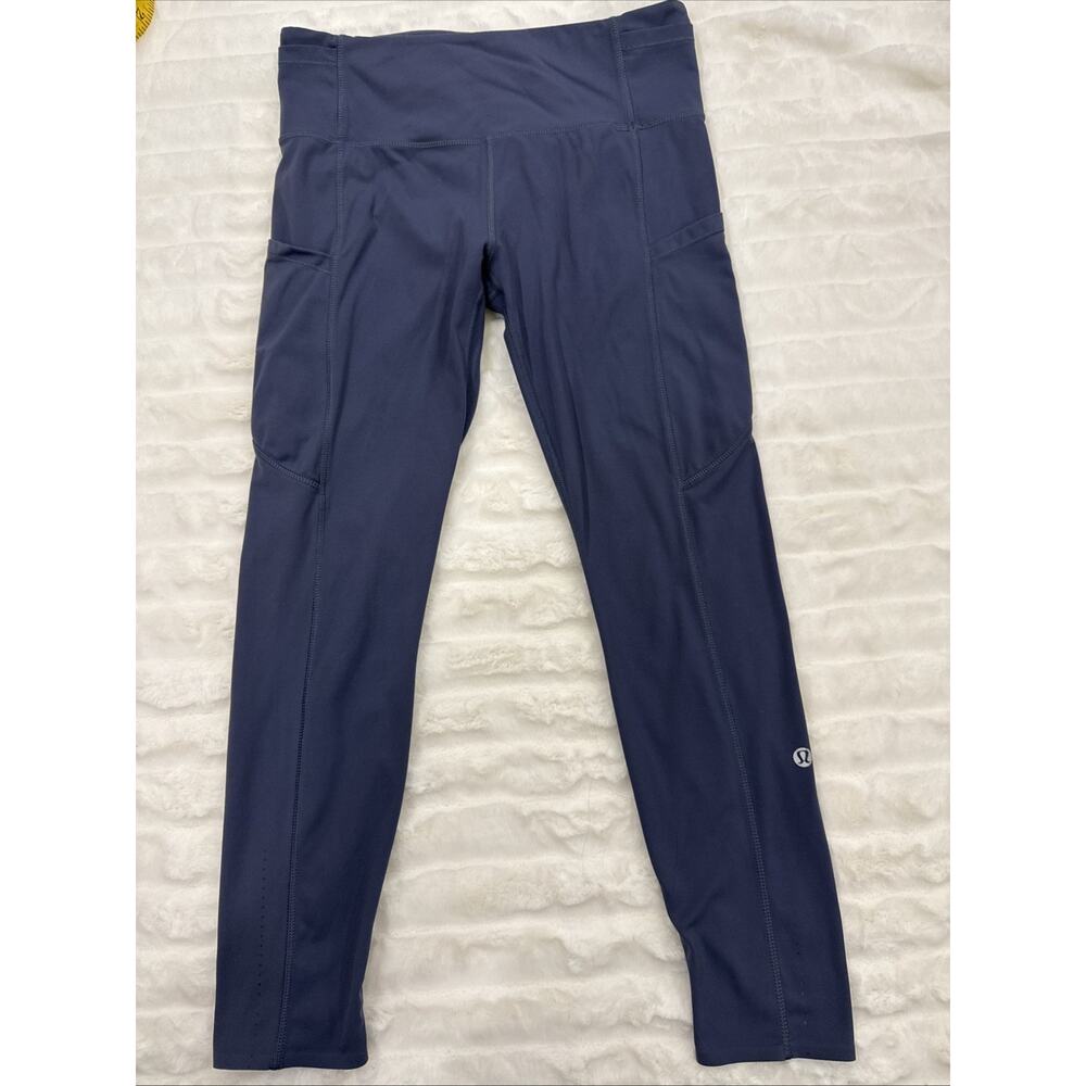 Lululemon Yoga Active Pants Blue Color